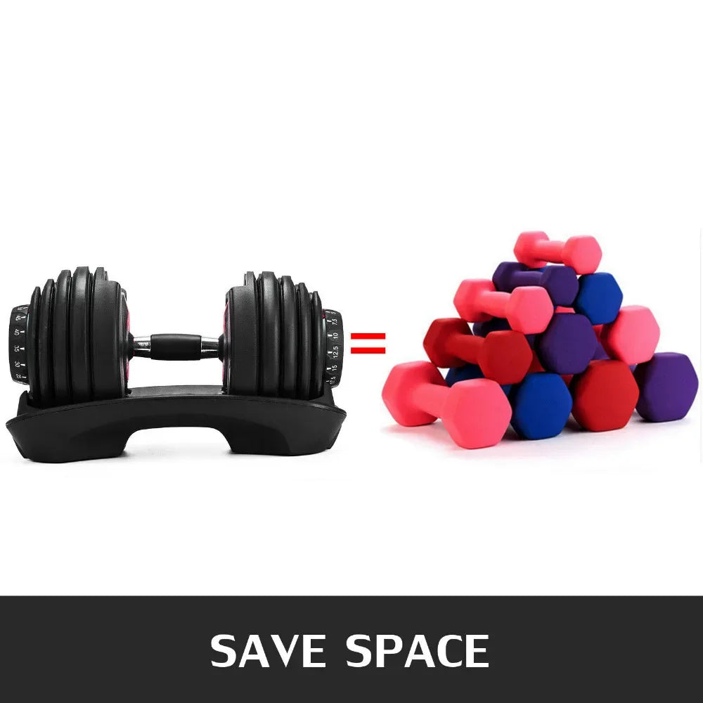 Adjustable Dumbells (24kg/52.5lbs)