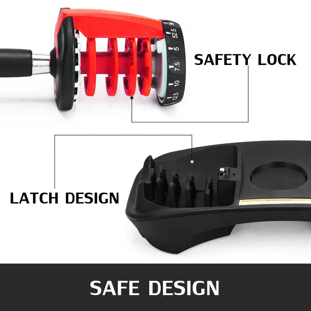 Adjustable Dumbells (24kg/52.5lbs)