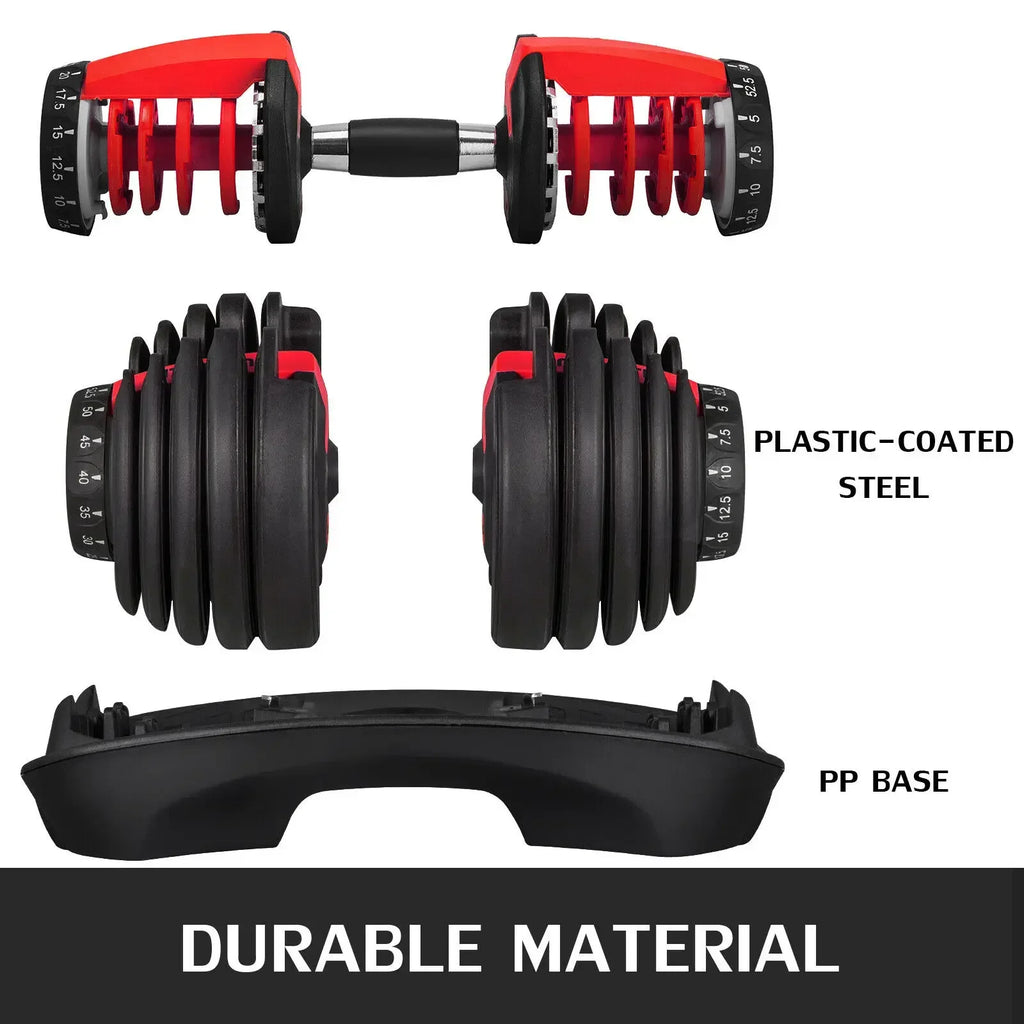 Adjustable Dumbells (24kg/52.5lbs)